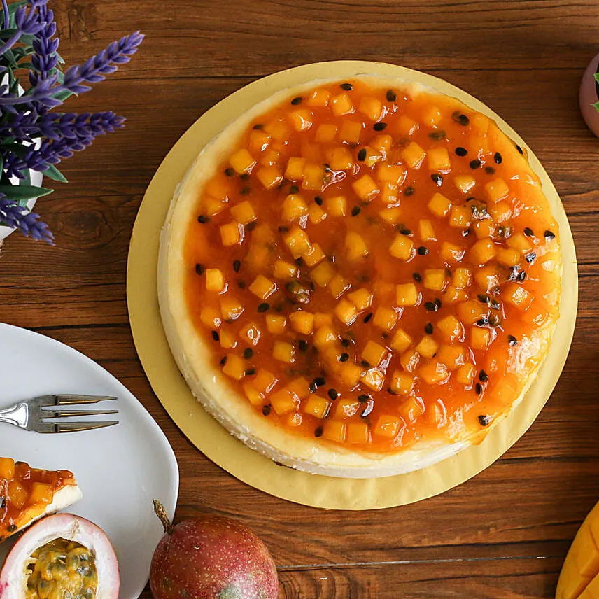 Tempting Mango Passion Cheesecake 1Kg