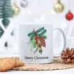 Festive Cheer Ceramic Christmas Mug - Merry Christmas Design