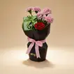 Valentine Red Rose & Carnation with Patchi Chocolate Box