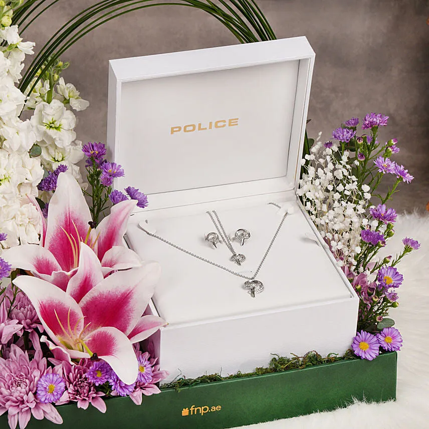 Everlasting Smiles With Flowers And Jewellery By Police