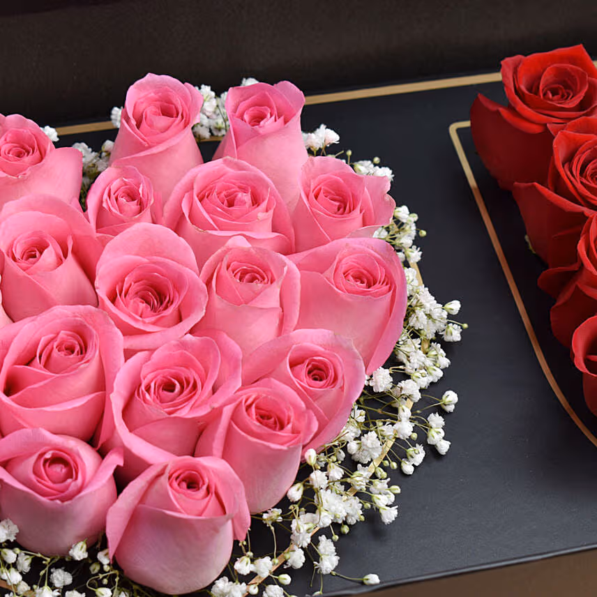 I Love You Floral Arrangement Box For Valentine