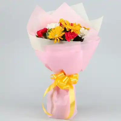 Gerberas Carnations Bouquet