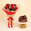 Beauty Of Love Red Flower Bouquet  - Bouquet
