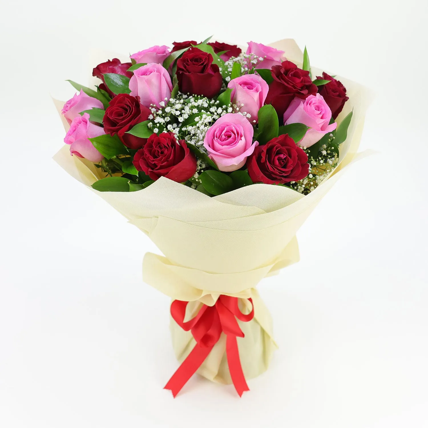 Roses Bouquet of 10 Pink n 10 Red
