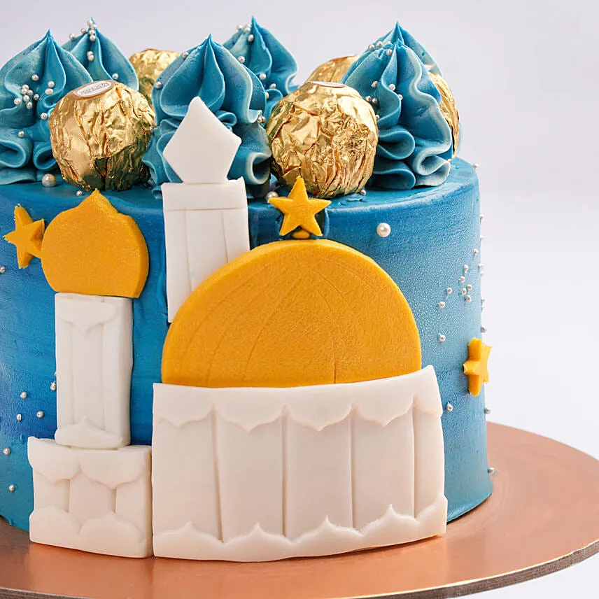 Joyous Times Wishes Vanilla Cake
