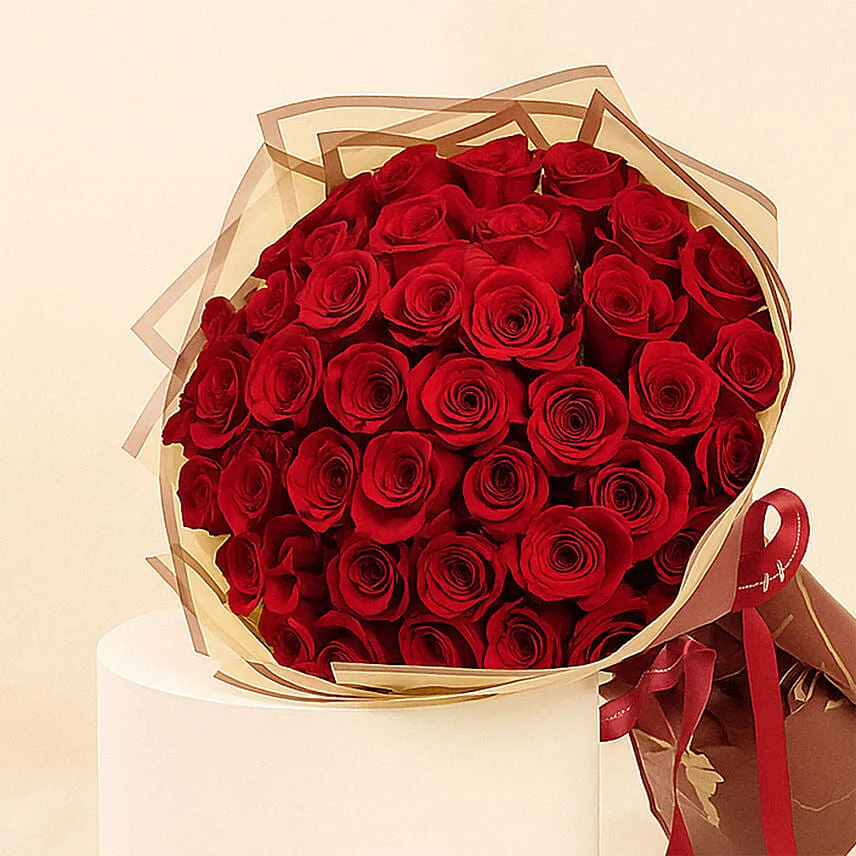 U & Me 50 Red Roses Bouquet
