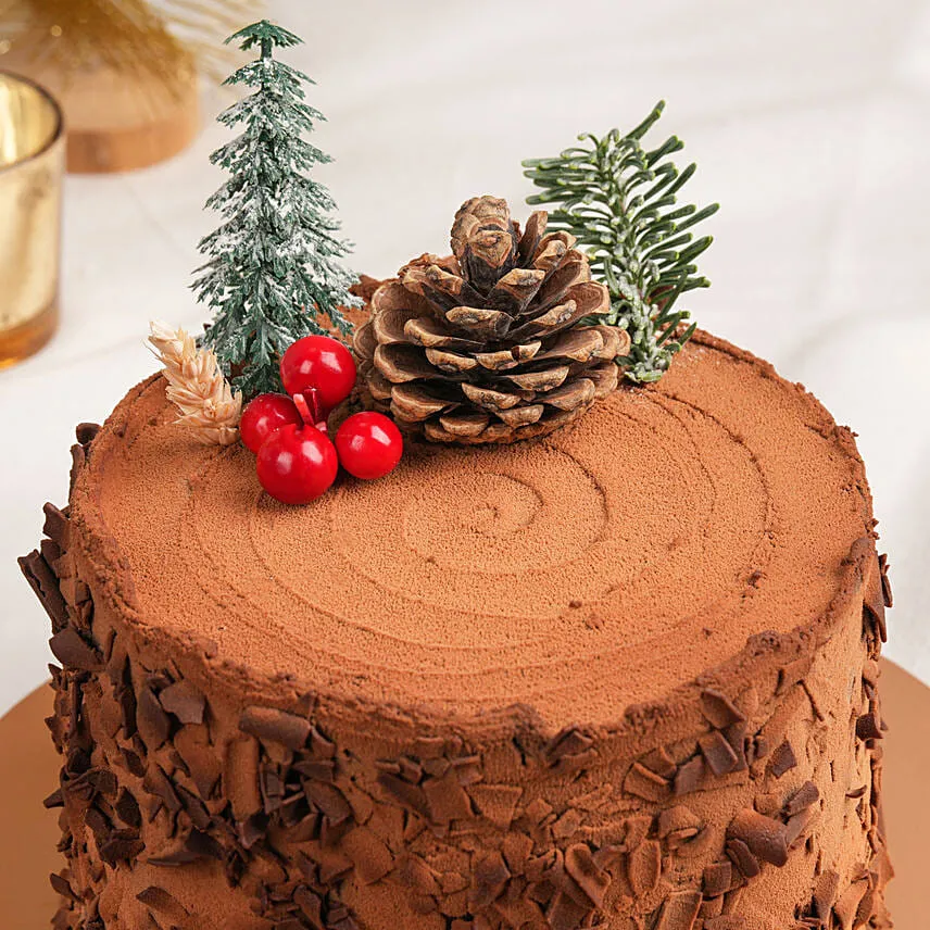 Holidays Celebration Log Cake