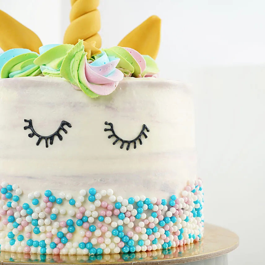 Cute Unicorn Black Forest Cake