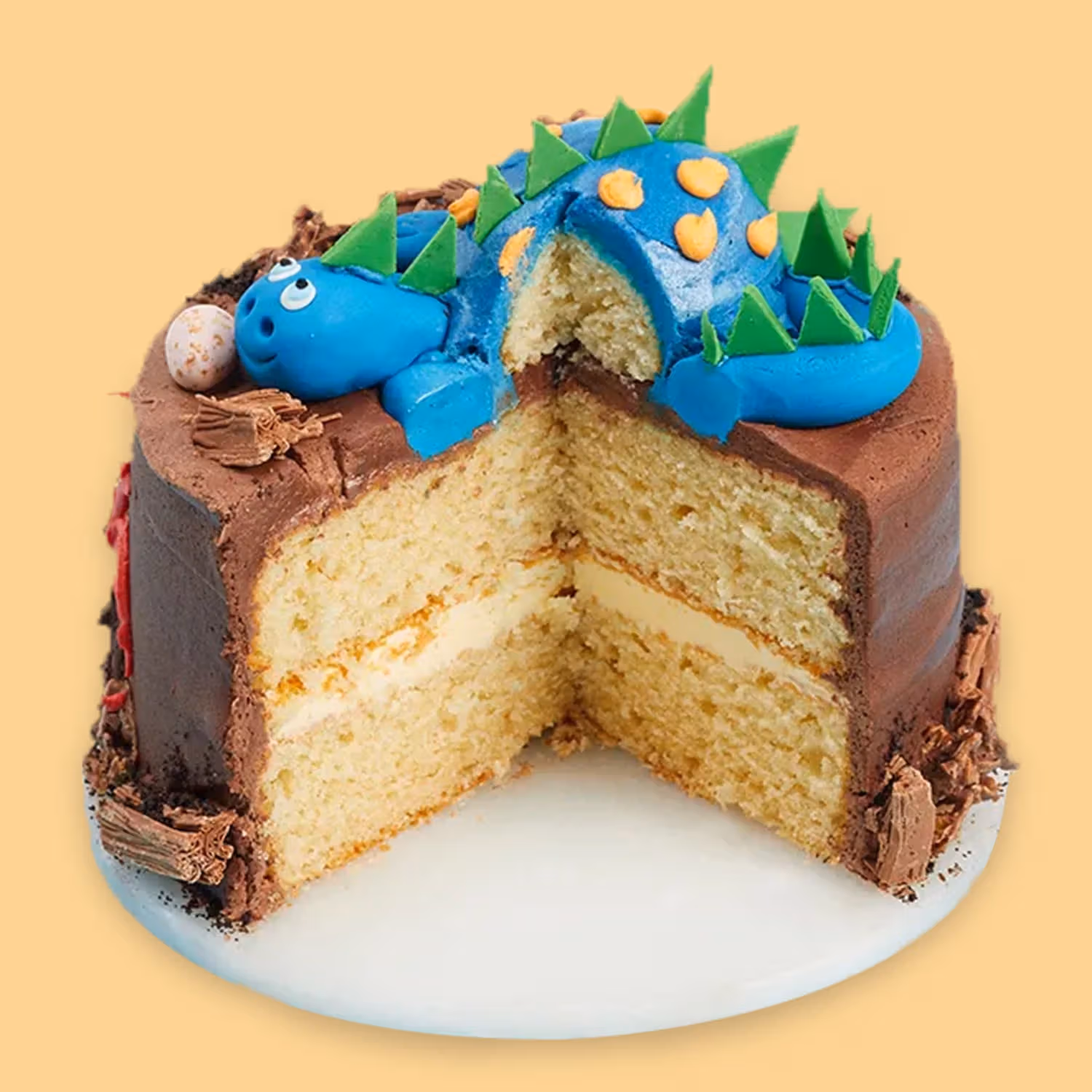 Dinosaur Chocolate Cake