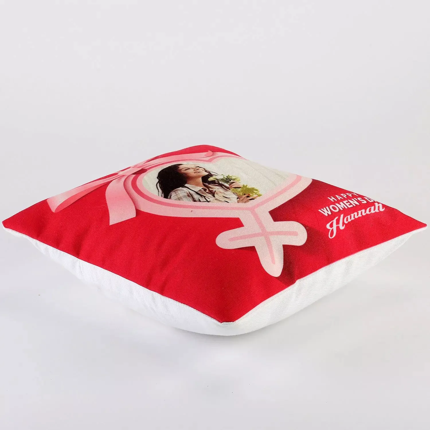 Personalised Name Happy Womens Day Cushion