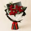 Red Crystal Baby Rose Bouquet