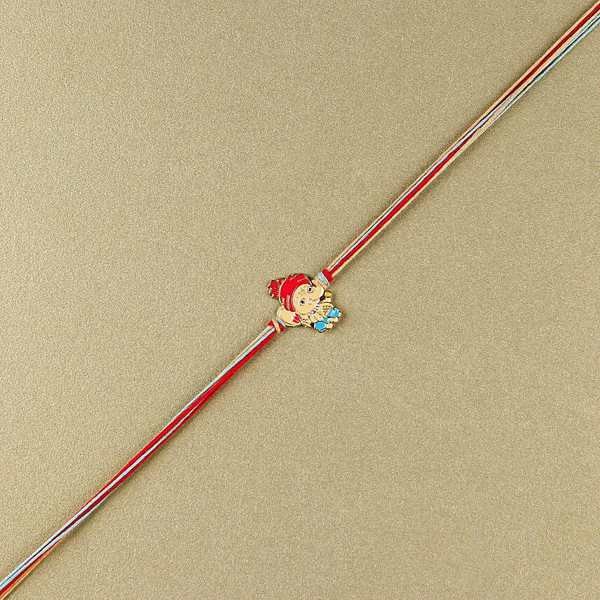 Radiant Ganesha Serenity Rakhi For Kids