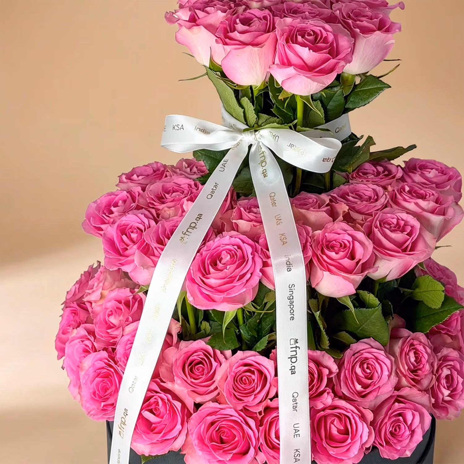 Luxurious Pink Rose Box for Mom