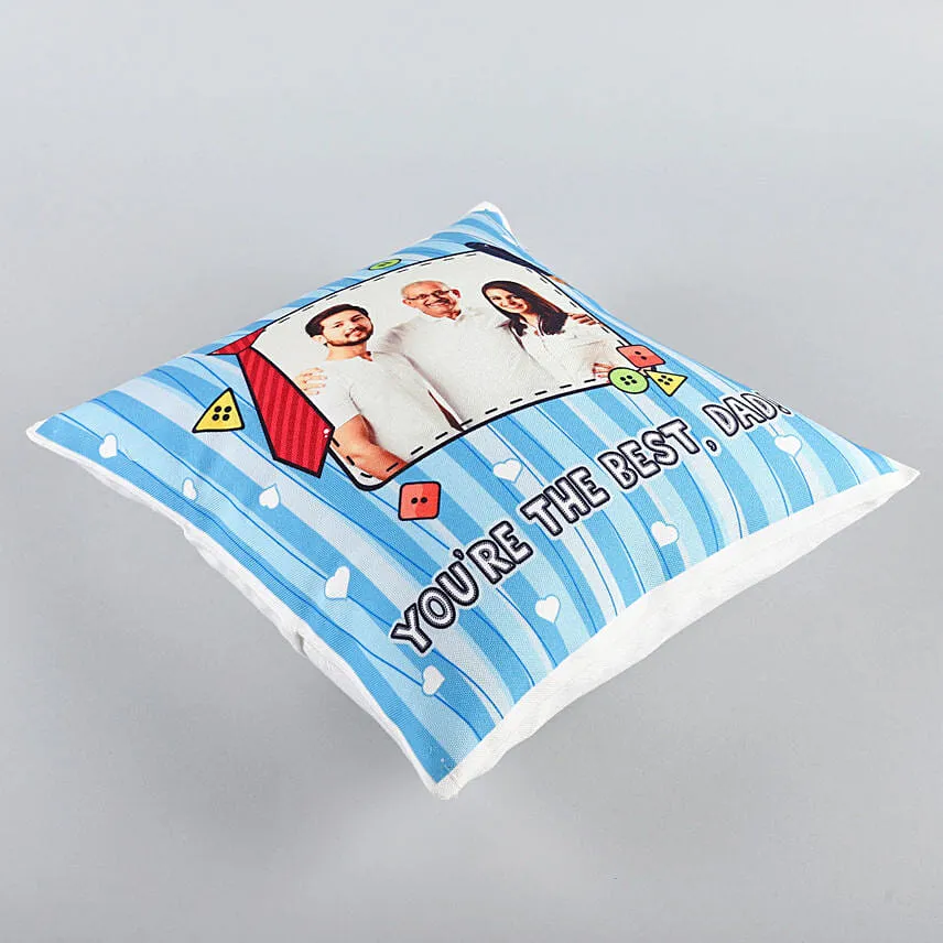 Youre The Best Dad Personalised Cushion