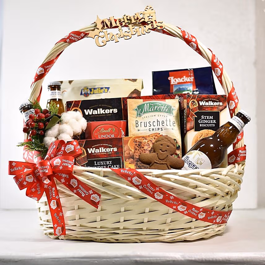 Dearest Christmas Goodies Basket