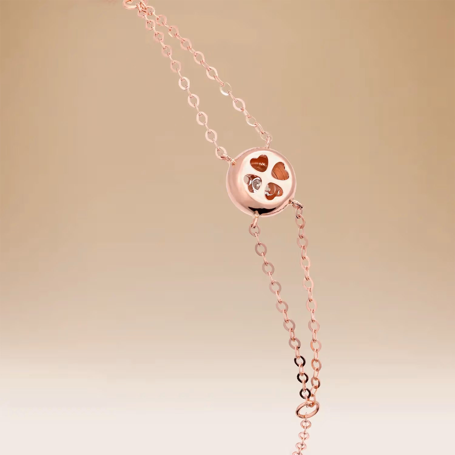 Omnia Radiance 18K Rose Gold & Diamond Bracelet