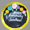Delectable Anniversary Chocolate Cake