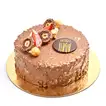 Luxurious Golden Rocher Birthday Cake - Perfect Chocolate Indulgence