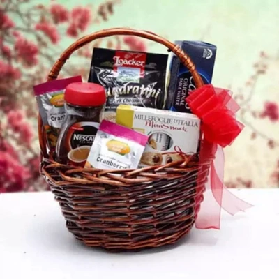 Deluxe Handle Basket of Treats - Perfect Gift for Any Occasion