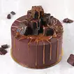 Decadent Brownie Caramel Cake - Perfect for Celebrations