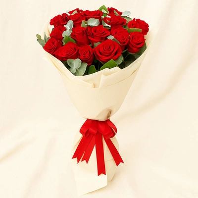 Timeless Bouquet of 20 Red Roses