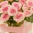 Pink Spray Rose Vase - Flowers