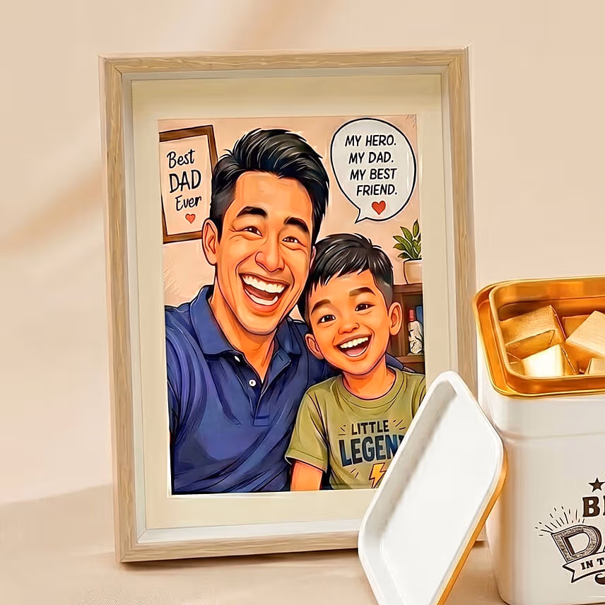 Personalised Gift Set with Oak & Amber Mist for Dad