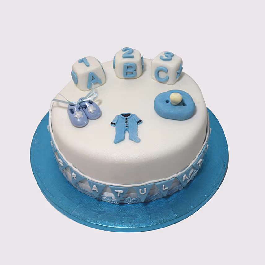 New Born Baby Adorable Strawberry Cake