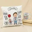 Father's Day Deluxe Gift Combo: Cushion & Mug Set