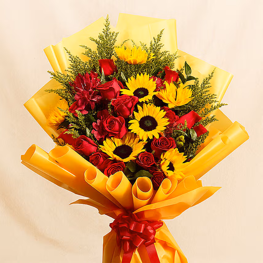 Lovely Mixed Flowers Bunch