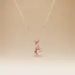 Exquisite Joy Pendant – 18K Rose Gold & Diamond Elegance