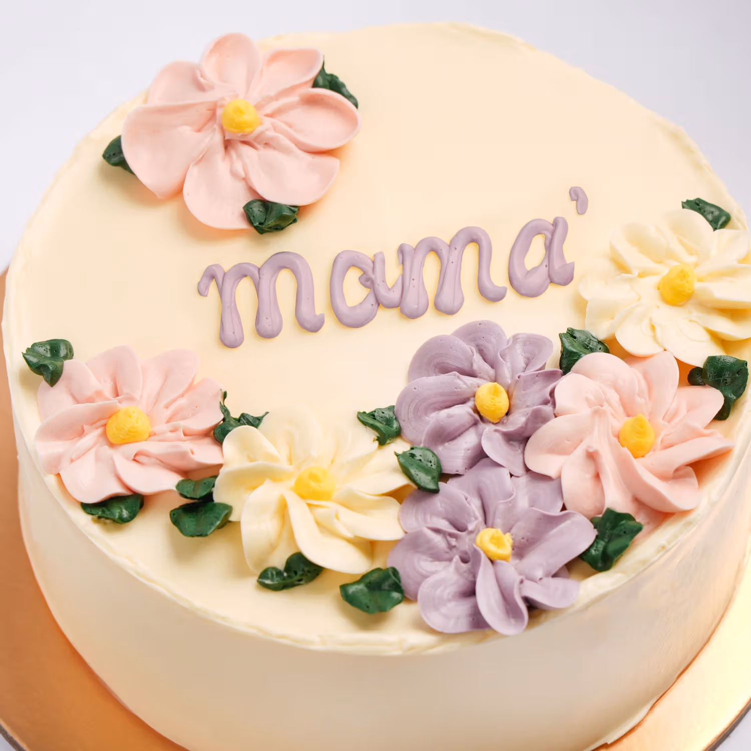 Mama's Floral Celebration Chocolate Cake - Perfect for Cherished Moments