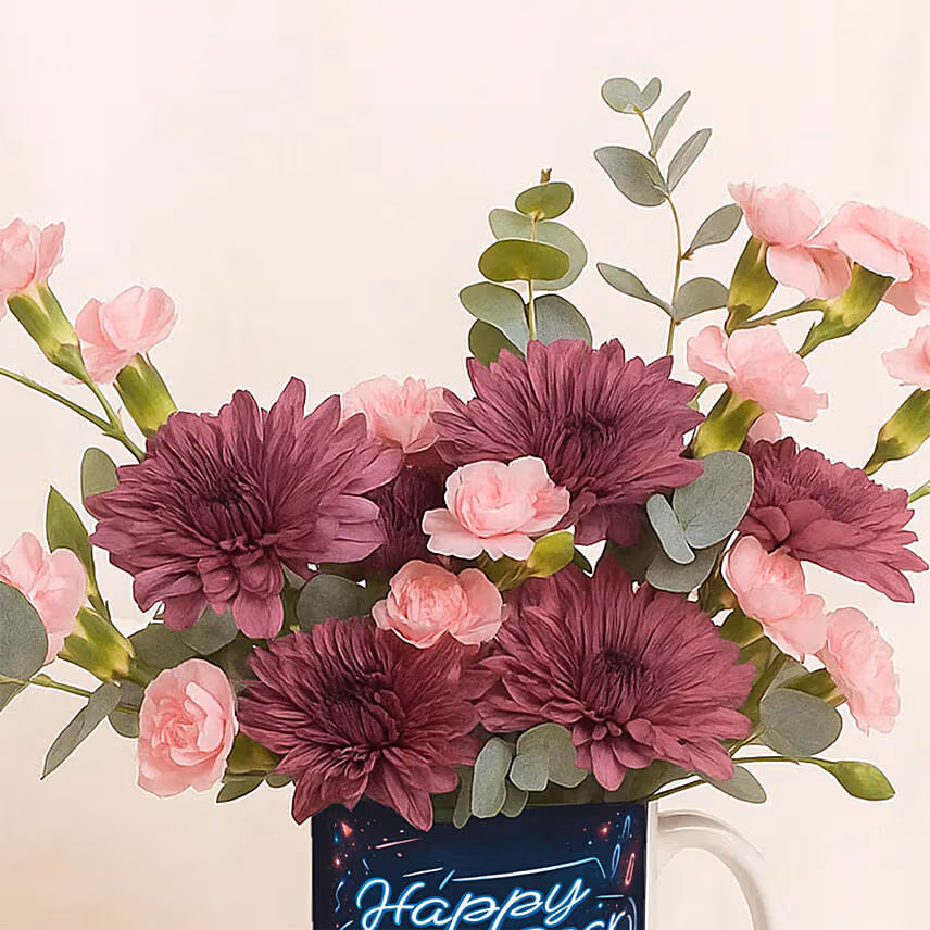 Blossom New Year Mug Arrangement