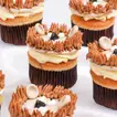 Adorable Lion-Themed Vanilla Cupcakes - Set of 6 Designer Treats