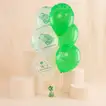 بالونات اليوم الوطني بالوان العلم السعودي