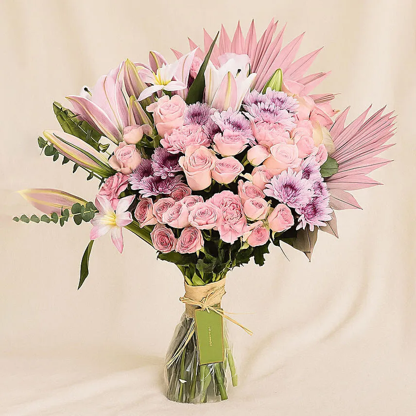 Blushes - Pink Flower Bouquet