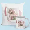 Personalized Mug and Cushion Combo - Perfect Gift Set for Special Occasions