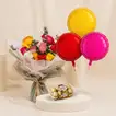 Mixed Color Flower Bouquet - Flowers