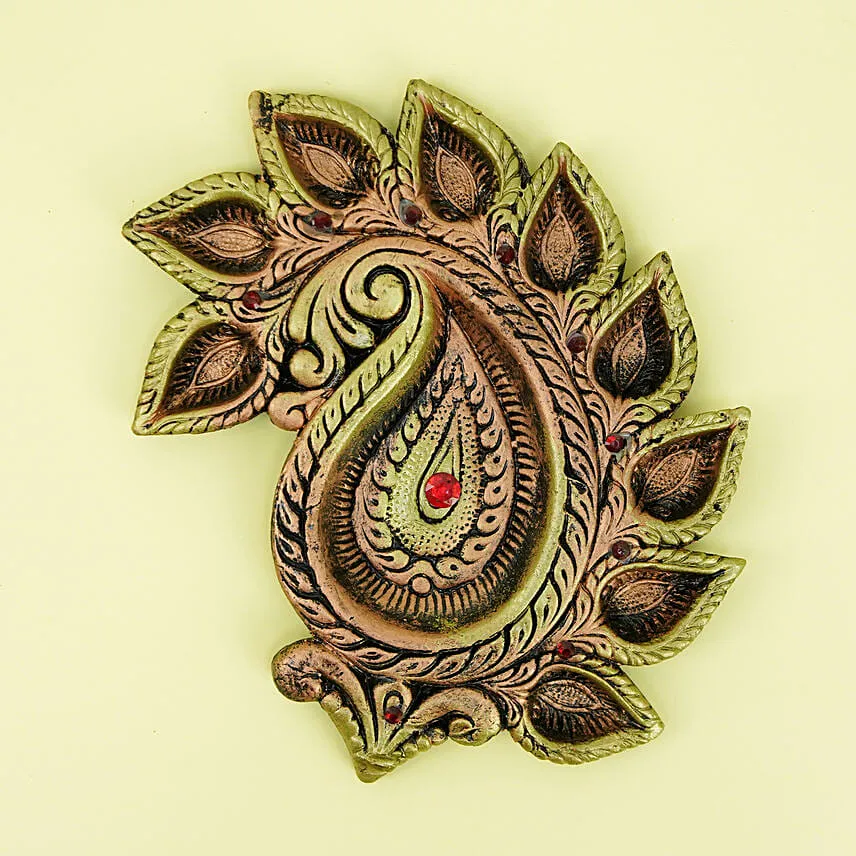 Auspicious 9 Designer Diyas Set