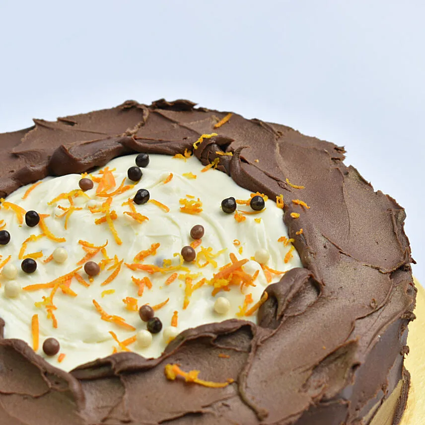 Heavenly Dark Chocolate Caramel Cake One And Half Kg