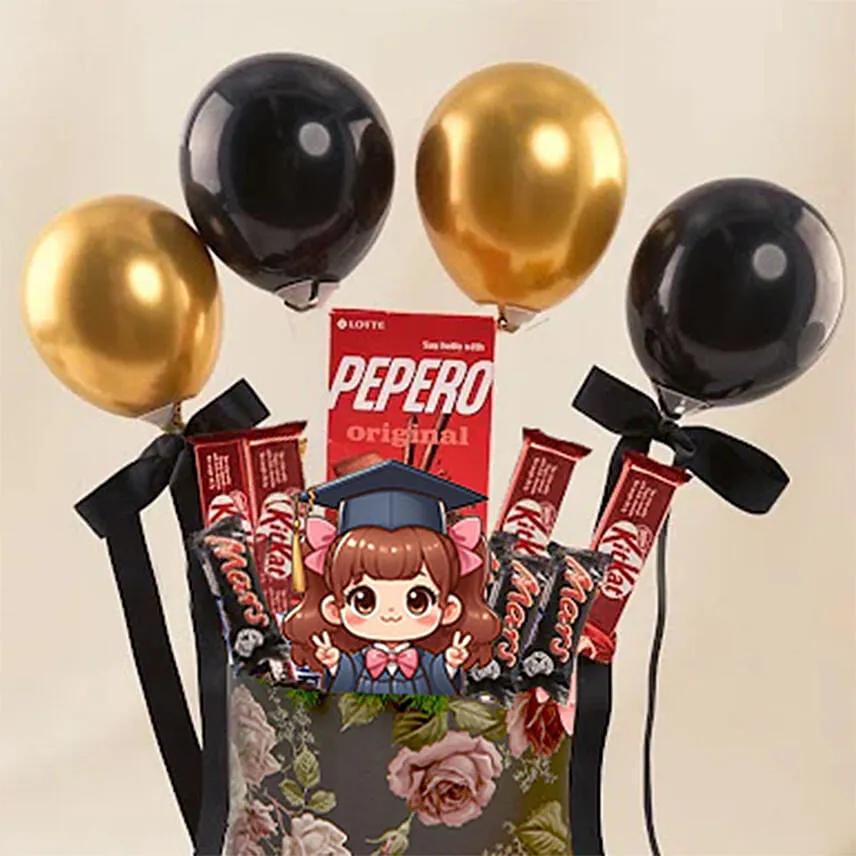 Graduation Chocolate Gift Box For Girls