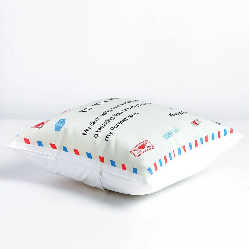 Heartfelt Love Letter Cushion
