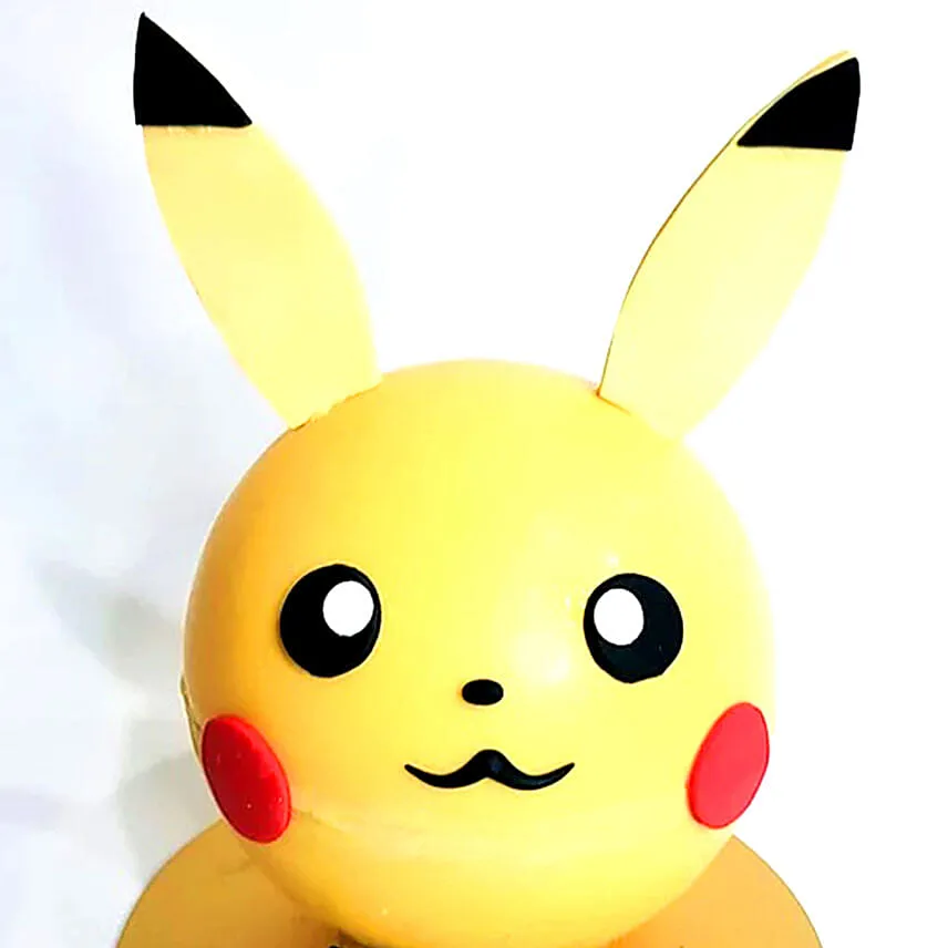 Pikachu Shaped Pinata Cake