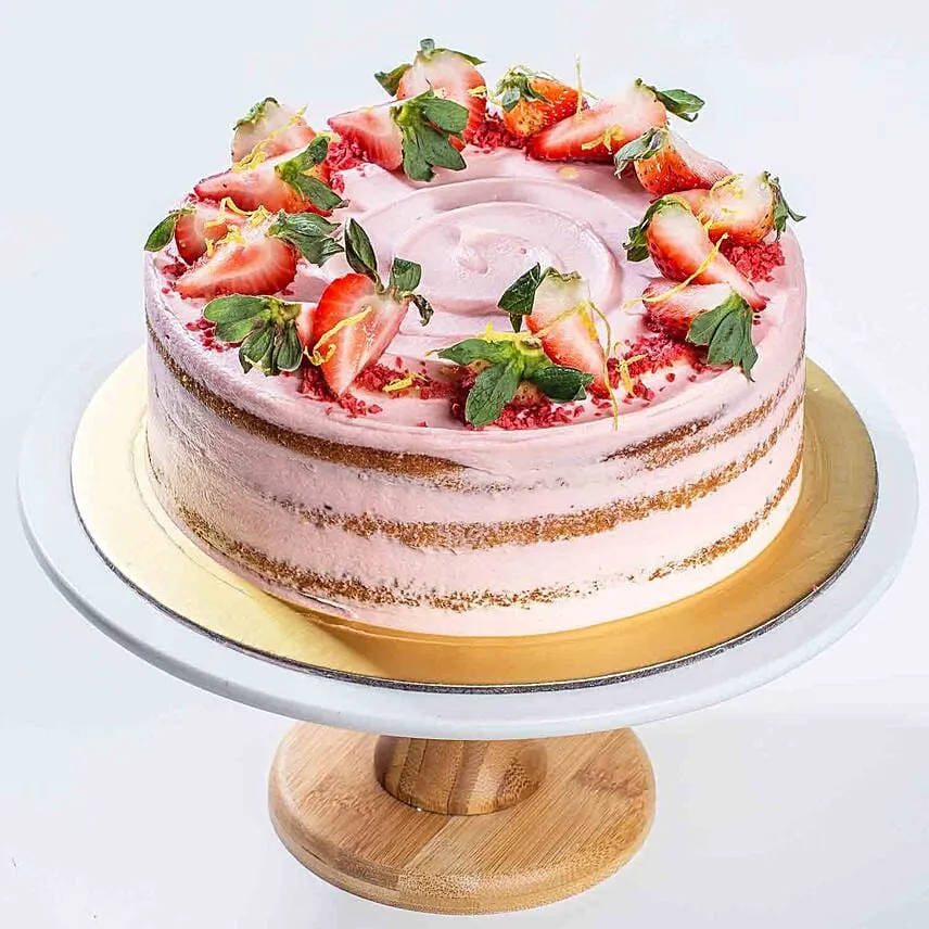 Raspberry Lemonade Cake 5 inches