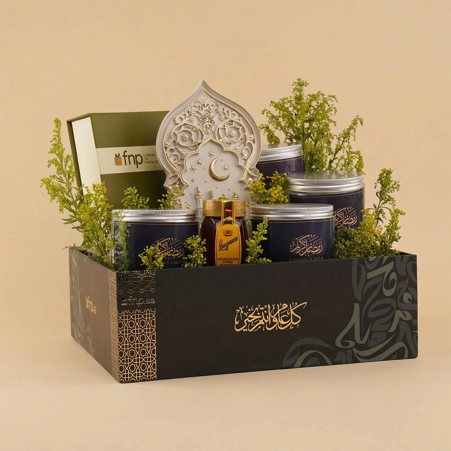 Premium Eid Dates & Honey Gift Box