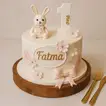 First Birthday Bunny Cake