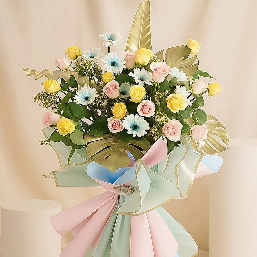 Congratulatory Flower Stand For Commendable Achievement