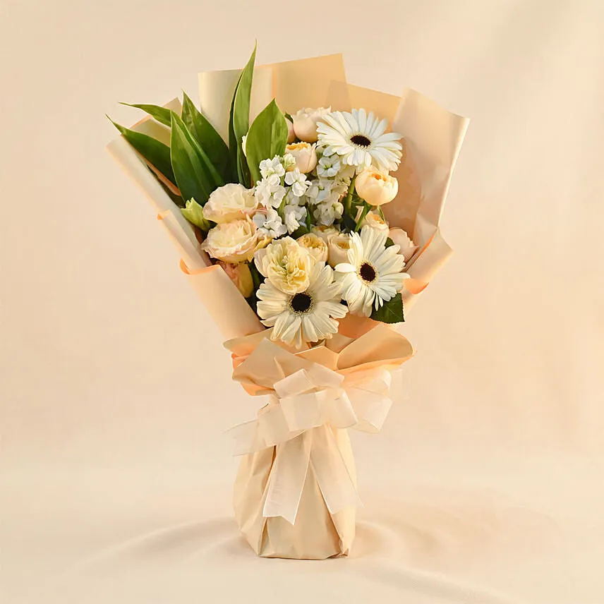 Soothing Mixed Flowers Bouquet
