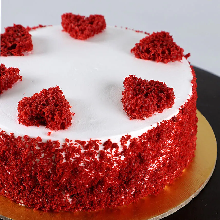 Red Hearts Velvet Cake- 1 Kg