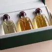 كنوز | ثلاثية عطور رمضان الفاخرة في صندوق جلدي أخضر